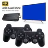 4K TV Video Game Stick M8 Console 2.4g Wireless Controller Classic Reteo Bulit-3000-In Games 32GB لـ FC SFC BES MD PS1 GBA Gaming Gaming Kids GIF