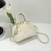 Popular small fresh shell bag simple lychee pattern Handbag women's bag new sling one Shoulder Messenger Bag