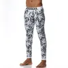 Intimo termico da uomo JOCKMAIL Pantaloni lunghi sexy da uomo in cotone stampato da uomo Pantaloni da notte Leggings Pant S 772