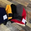 العلامة التجارية topstoney Beanie Classic قبعة صغيرة مطرزة بعلامة تجارية محبوكة قبعة شتوية دافئة من القطيفة