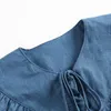 Bow Ties Linbaiway Fashion Denim Detachable Collar For Women Sweater Top Fake Shawl Shoulder Wrap Female Shirt Lapel False