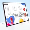 Restaurant Backlit Menu Stand Advertising Display Sign Holder for Countertop A2 Poster Prints with Wooden Case Packing