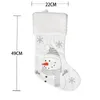 UPS New Decoration Supplies Dress Up Christmas Big Socks Christmas-Tree Pendant Children's Gift Candy Bag Scene 417