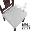 Fodere per sedie Cuscino jacquard impermeabile Coprisedile imbottito per sala da pranzo Senza protezione per mobili per schienale