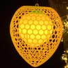 Strings Heart Shape Globe Festoon String Light Christmas Fairy Outdoor Garden Patio Tree Hanging Lamp Party Wedding Decor Garland