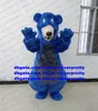 Traje de mascote azul baloo bear