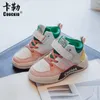 Athletic Shoes Children Board 2022 Autumn Boys Koreaanse ademende casual meisjes high-top comfortabele zachte sporten