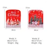 Chaves de cadeira Capace de cabeceira de mesa Ornamentos da sala Slipcover Christmas Red Inglês Decorações reutilizáveis ​​para casa