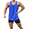 Męskie topy czołgów Douhoow Mężczyźni Summer Sport Casual Trening Gym Men's Train