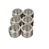 Herb Spice Tools 6pcsset Magnetic Tin Jar with Rack Stainless Steel Sauce Storage Container Clear Lid Jars Kitchen Condiment 221022
