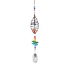 Sun Catchers Hanging Crystal Life Tree Stone Beads Prism Pendant Craft Wind Chimes Window Home Garden Decoration