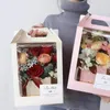 Gift Wrap Portable Flower Box Packaging Paper Basket Gifts Folding Florist Supplies DIY Wedding Party Craft