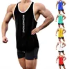 Męskie topy czołgów Douhoow Mężczyźni Summer Sport Casual Trening Gym Men's Train