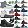 2023 Jumpman 12 Hommes Casual Chaussures 12s Playoffs Royalty Taxi Stealth Playoffs Reverse Flu Game Hyper Royal Twist Utility Dark Concord Mens