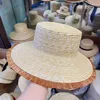 Wide Brim Hats Elegant Fringed Natural Straw Hat For Women Summer Jazz Beach Sun Bonnet Enfant Kuntucky Custom Cape