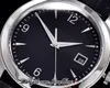 GF MASTER CONTROL DATUM A899 Automatisk herrklocka Q1548470 St￥lfodral Black Stick Dial L￤derband Watches Super Edition Watches Puretime A1
