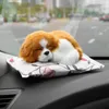 Interior Decorations Car Ornaments Cute Dog Doll Air Freshener Purify Home Auto Decoration Puppy Adsorb Odor Deodorant Bamboo Charcoal