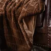 Blanket Battilo Luxury Faux Fur Blanket Winter Thicken Warm Elegant Cozy Throws For Couch Bed Plaid spread on the Home Room Decor 221014