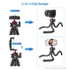 Tripods ULANZI MT-33 Flexible Mini Octopus Tripod Cold Shoe Mount Ball Head QR Plate Max. 2KG for Smartphone Camera Live Streaming Vlog 221014