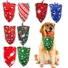 Hundehalsbänder, Weihnachts-Haustierprodukte, Bandana, Baumwolle, Katzen-Bandanas/Schal/Lätzchen, bedruckt, klein, großes Pflegezubehör