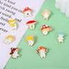 Brooches Cute Mushroom Man Enamel Lapel Pins Custom Cartoon Skateboarding And Roller Skating Brooch Badge Jewelry Gift For Kids Wholesale