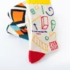 Men's Socks Geometric Function Pattern Colorful Funny Happy Cotton Women Middle Tube Crew For Men