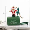 Christmas Decorations Creative Metal Iron Red Mailbox Hanging Ornament Tree Pendant Letters To Santa Claus Home Decoration