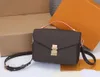 Luxurys Louiseity Designer-Tasche Prägung Blumen Pochette Frauen Handtasche Messenger Bags Echtes Leder METIS Elegante Viutonity Damen Schulter Umhängetasche 11