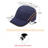 Arbetssäkerhetsbump CAP-skydd Säkert offer Skydd Hard Hat Bseball Hat Head Protector Anti-Impact Workshop Arbetsplats Hjälm med ABS Shell