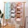 Storage Bags 2/3/4 Layer Tidy Holder Hanger Bra Rack Hanging Hang Wardrobe Underwear Organizer Shelf Clothes Bag Closet