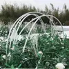Parti Dekorasyonu Yaratıcı PVC Alüminyum Plastik Tüp Düğün Arch Arka Plan Yapay Yapay Çiçek Kutbu Sahne Merkezi Yükleme