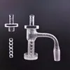 Terp Slurper Quartz Banger Nail avec Carb Cap Pill Screw Set 20mm OD Entièrement soudé Bord biseauté Banger Nails pour Bongs Rigs Prix d'usine en gros