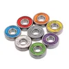 Skate Accessories 16pcs 22mm ABEC 11 Hög Speed ​​Wearproof Longboard Skateboard Scooter Inline Bearings Replacement Mixed Color Set