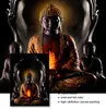 Dipinti su tela Buddismo Poster Decorazioni da parete Dio Buddha Stampe d'arte Immagini Buddha Arte Pittura sul soggiorno di casa Poster Senza cornice