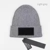 Brand topstoney hats Classic embroidered badge warm knit hat