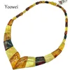 Kedjor yoowei 48 cm kvinnor bärnsten halsband som säljer baltiska ädelstenar smycken mamma/mamma födelsedagspresent helande juvelleverantör