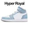 High OG Jumpman 1 Basketball Shoes Starfish 1s Patent Bred Dark Mocha Mid Digital Pink Offs White University Blue Trainers Womens Mens Sneakers 36-48