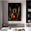 Leinwandgemälde, Buddhismus, Poster, Wanddekoration, Gott Buddhas, Kunstdrucke, Bilder, Buddha-Kunst, Malerei auf dem Zuhause, Wohnzimmer, Poster, ohne Rahmen