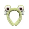 Korea Frog Hair-Band New Winter Women Face Wash Head Hoop Cartoon Faux Fur Hairband Girls Head-wear Gifts Baby kids Maternity Hair Accessories