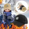 Kogelcaps ha oh faux lamb wol honkbal pet voor mannen dames teddy fleece sporthoeden warme winter outdoor reis cadeau jeugd