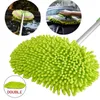 Sponge de voiture 2 en 1 MOP MOP MIWITH LE POSE À LONGE CHENILLE Microfibre Dust Bross Extension Pole