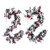 Decorative Flowers Hanging Fall Leaf Vine Floral Garland Thanksgiving Decor For Wedding Party