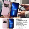 Case di telefonia mobile in pelle di lusso PU con cinghia da polso a mano slot per iPhone 11 12 13 14 Pro Max Samsung S22 S21 Plus Ultra A73 A53 A33 5G Wallet Cover