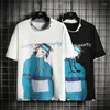 Men's T Shirts Fashion Short Sleeves Casual O NECK T-shirt Print Cotton Nice Summer Clothes TOP TEES Tshirt OverSize M-5XL