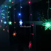 Strings 1.5m 3.5m Snowflake LED Icicle String Strip Curtain Lights WEDDING Decoration Christmas Holiday Fairy Luminaria