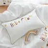 Quilts Cotton Kids 3D Lion Wivet Cover con trapunta di fogli di letti di chiusura con cerniera con set di cuscini ricamato 221111