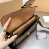 Evening Bags Women Tabby Crossbody Bag Classic Handbags Purse Genuine Leather Envelope Shoulder Bag Detachable Handle Belt Retro Flap Bags