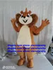 Brown Squirrel Mascot Costume Adult Cartoon Character Outfit Suit Ambulatory Walking Parents-child Campaign zx2951