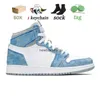 Prototyp 1s Herr Dam Basketskor Jumpman 1 High OG Light Fusion Röd Hyper Royal Peach Mocha Dark University Trainers Tw