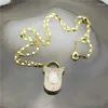 Pendant Necklaces 18inch 5pcs/lot Design Heart/oval/lock Shape Cz Necklace Clasp Component Plated Wholesale